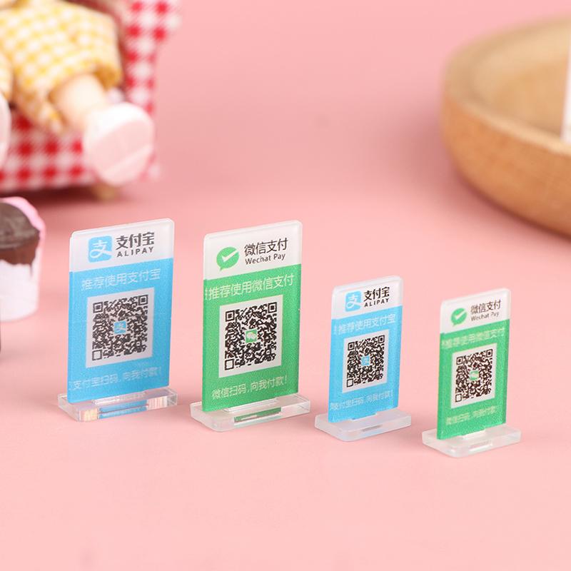 1:6/1:12 Мініатюрний ляльковий будиночок Qr-код Платіжний код Іграшка для декору в супермаркеті 1.9*3.4cm синій
1:6/1:12 Мініатюрний ляльковий будиночок Qr-код Платіжний код Іграшка для декору в супермаркеті 1.9*3.4cm синій