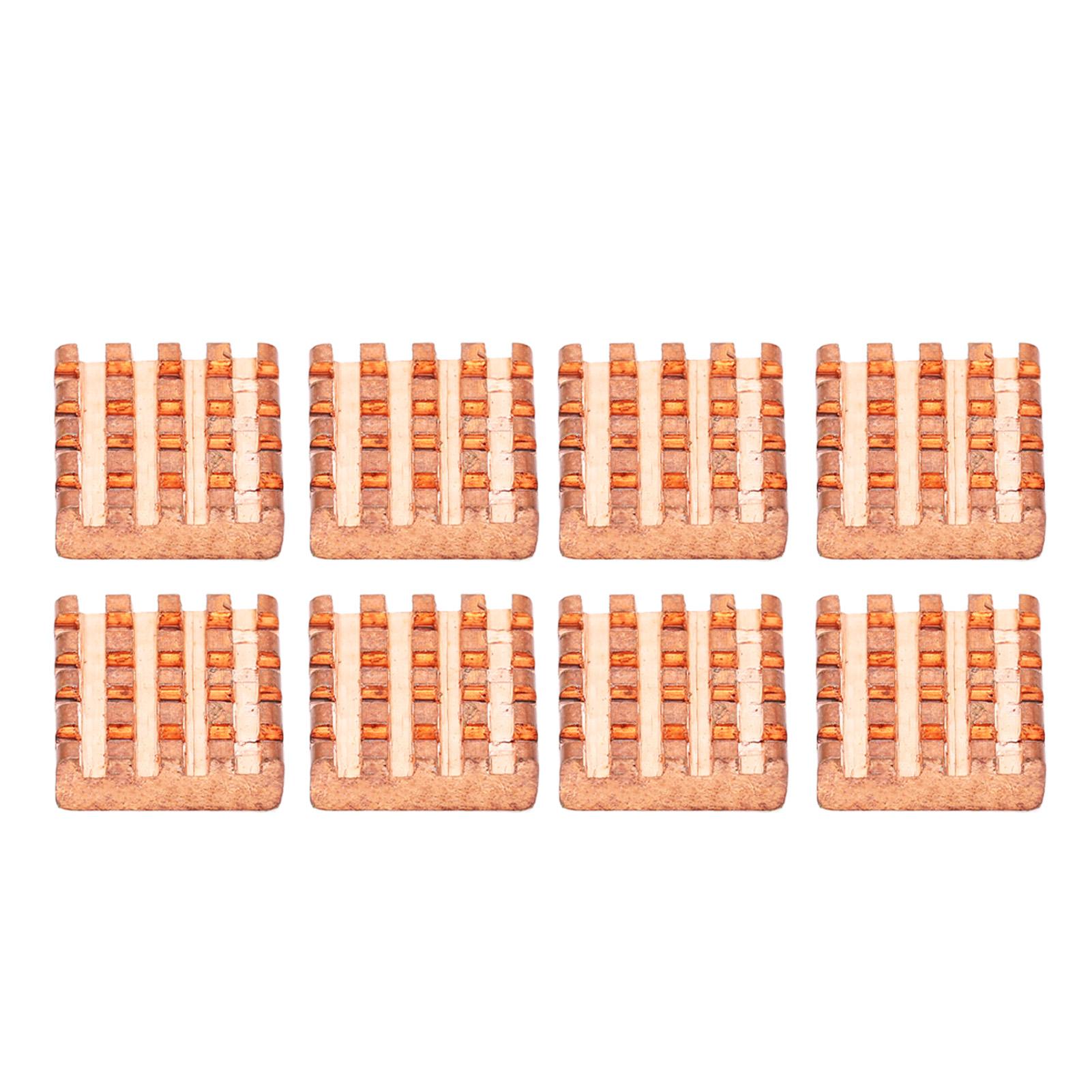 8Pcs Cooling Copper Heatsink Portable Good Heat Dissipation Heatsinks Cooler Set for Raspberry Pi
8Pcs Cooling Copper Heatsink Portable Good Heat Dissipation Heatsinks Cooler Set for Raspberry Pi