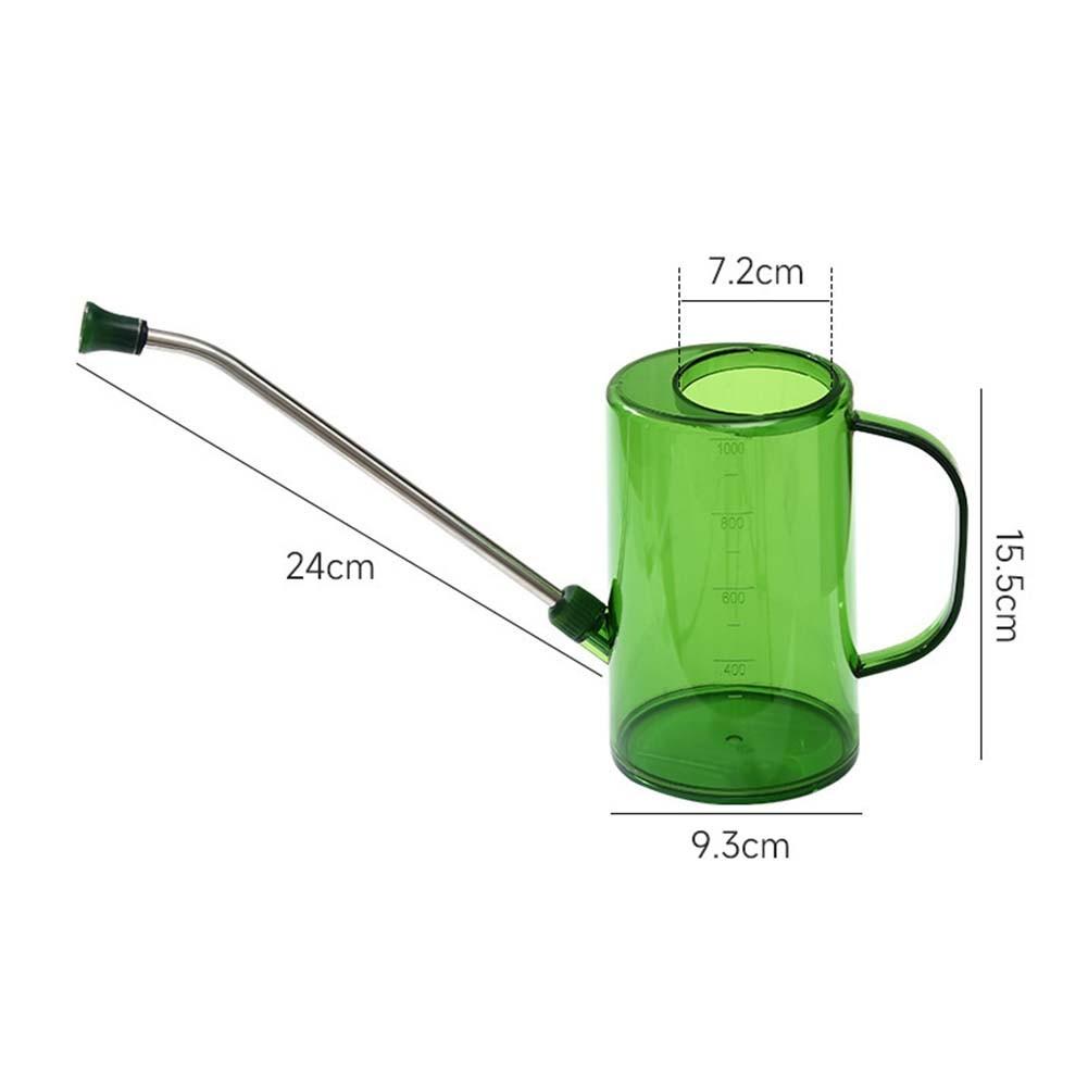 Long Spout Watering Can Watering Kettle Large Capacity Watering Pot 1L Jewelry Green
Long Spout Watering Can Watering Kettle Large Capacity Watering Pot 1L Jewelry Green