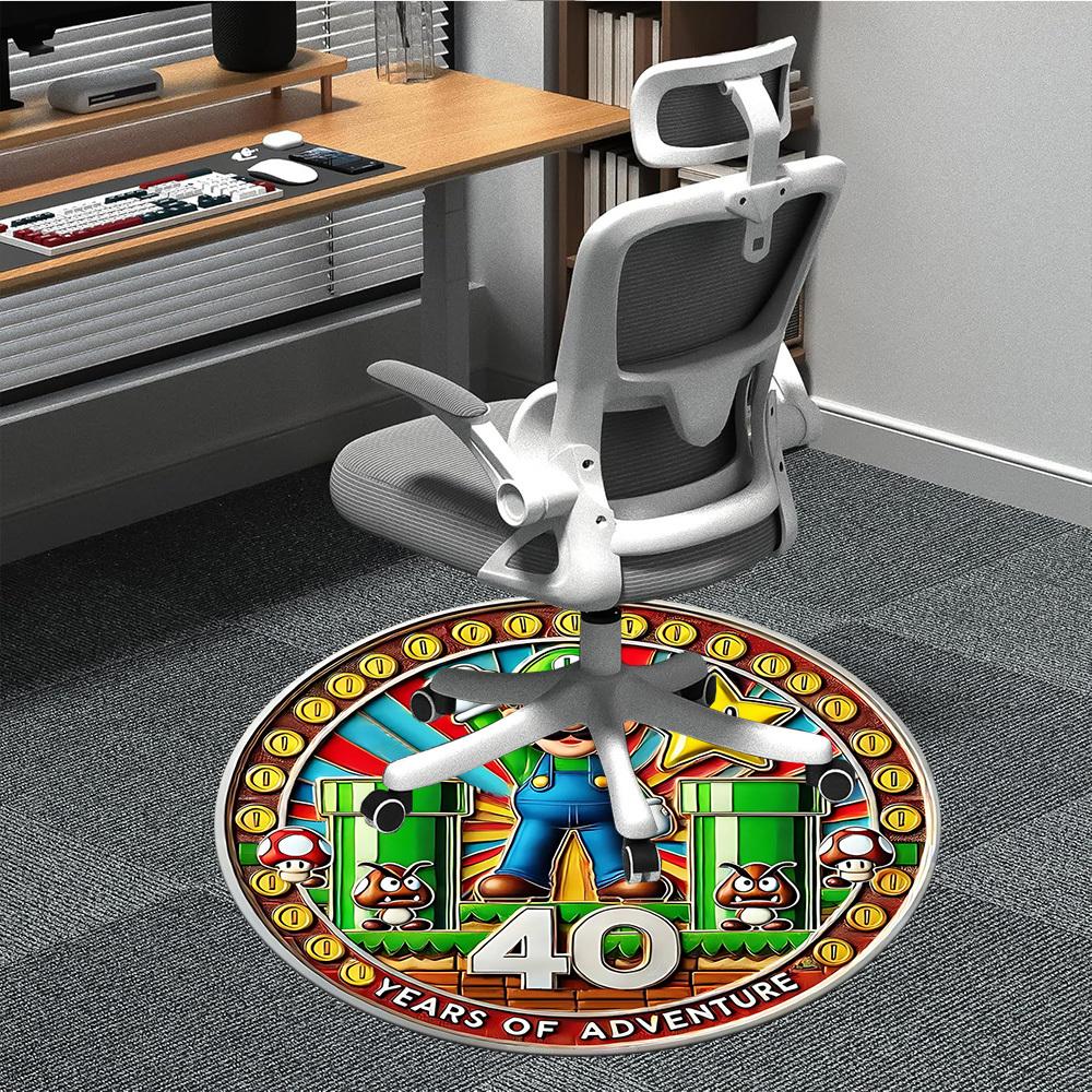 1pc Mario Adventure Office Round Area Rug, Under Office Chairs Bedroom Living Room Home Decor, Room Deco, Available in Various Sizes213 80cm by 80cm
1pc Mario Adventure Office Round Area Rug, Under Office Chairs Bedroom Living Room Home Decor, Room Deco, Available in Various Sizes213 80cm by 80cm
