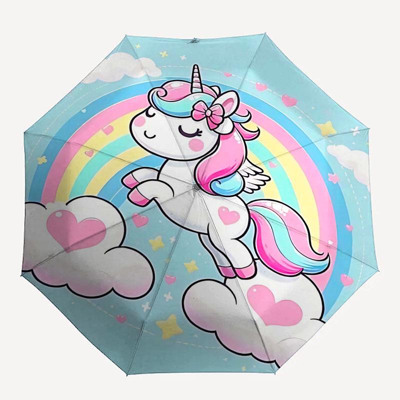 1PC Unicorn Rainbow Umbrella-8-Rib Reinforced Portable Folding Travel Suitable for All Seasons Outdoor Daily , Fun Design-Z0402
1PC Unicorn Rainbow Umbrella-8-Rib Reinforced Portable Folding Travel Suitable for All Seasons Outdoor Daily , Fun Design-Z0402