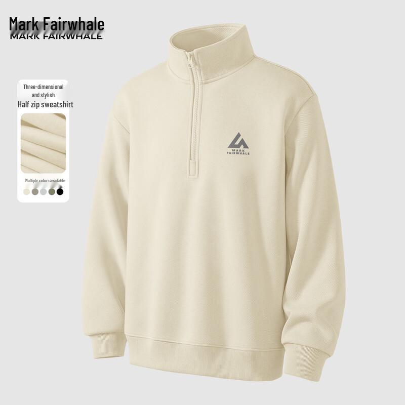 Mark Fairwhale Men s Half-Zip Stand-Up Collar Sweatshirt XL
Mark Fairwhale Men s Half-Zip Stand-Up Collar Sweatshirt XL