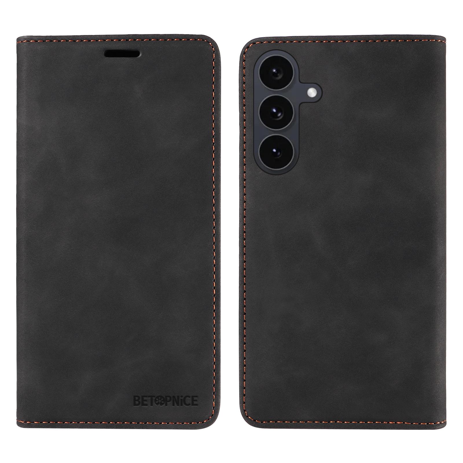 For Samsung Galaxy S25 FE Case BETOPNICE Magnetic Closure RFID Blocking Wallet Stand Leather Phone Cover Black
For Samsung Galaxy S25 FE Case BETOPNICE Magnetic Closure RFID Blocking Wallet Stand Leather Phone Cover Black