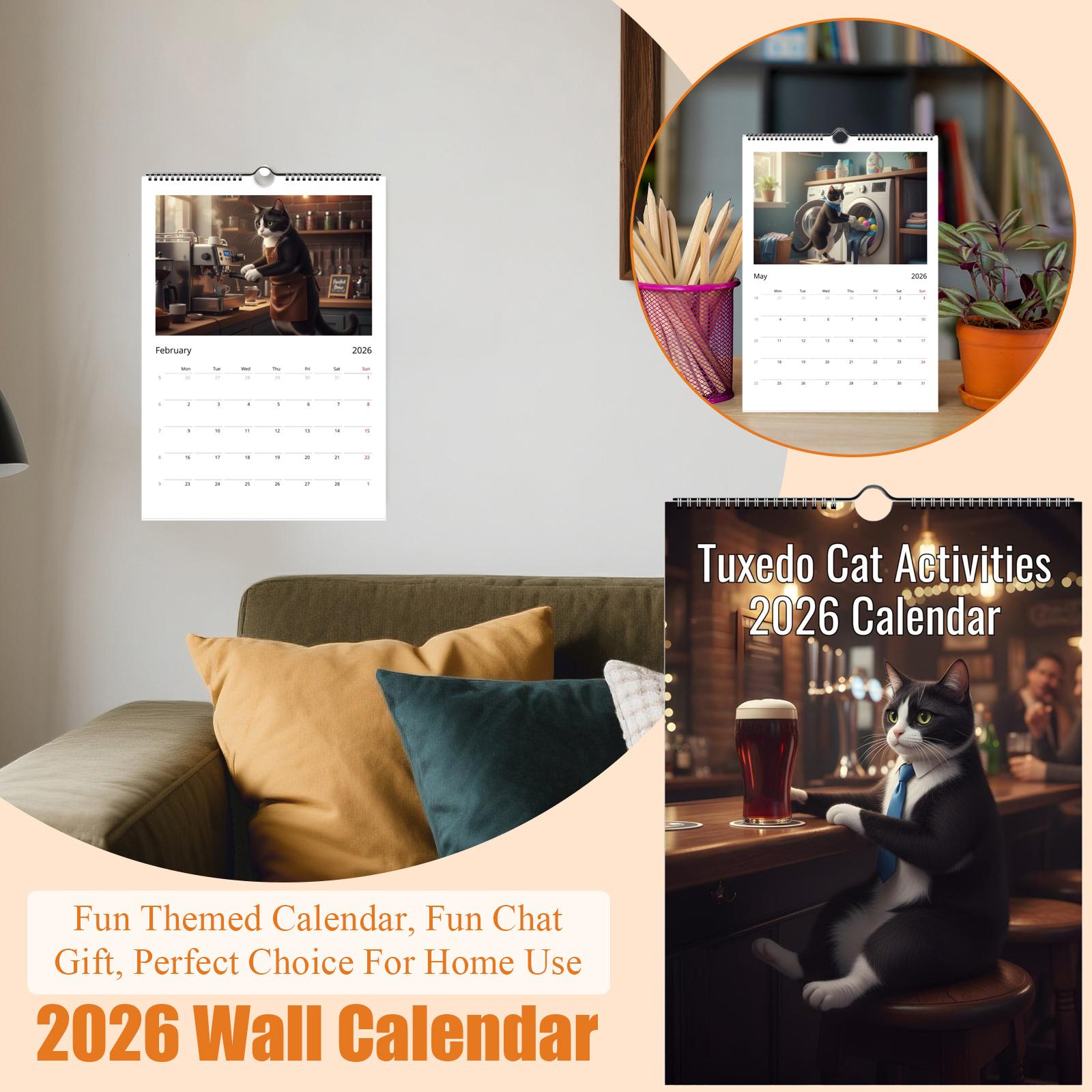 Настінний календар на 2026 рік, Календар на веселу тематику, Веселий подарунок для спілкування, Ідеальний вибір для домашнього використання. One Size
Настінний календар на 2026 рік, Календар на веселу тематику, Веселий подарунок для спілкування, Ідеальний вибір для домашнього використання. One Size