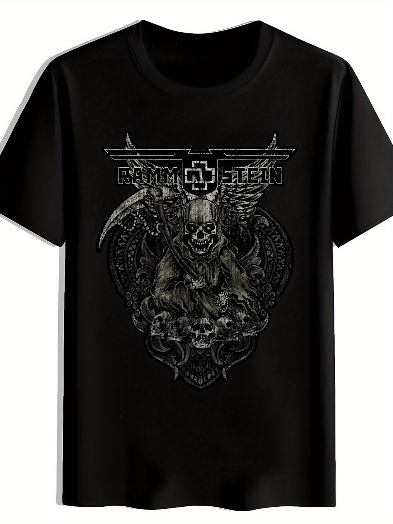 Rock Band Graphic T-shirt - Vintage-Inspired Short Sleeve Crewneck S
Rock Band Graphic T-shirt - Vintage-Inspired Short Sleeve Crewneck S