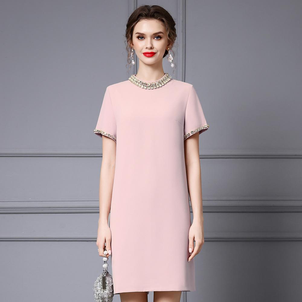 Zili Women s 2025 Pink Short Sleeve Petite Dress with Zircon Detail, Loose Fit, Tummy-Covering Summer Skirt Medium
Zili Women s 2025 Pink Short Sleeve Petite Dress with Zircon Detail, Loose Fit, Tummy-Covering Summer Skirt Medium