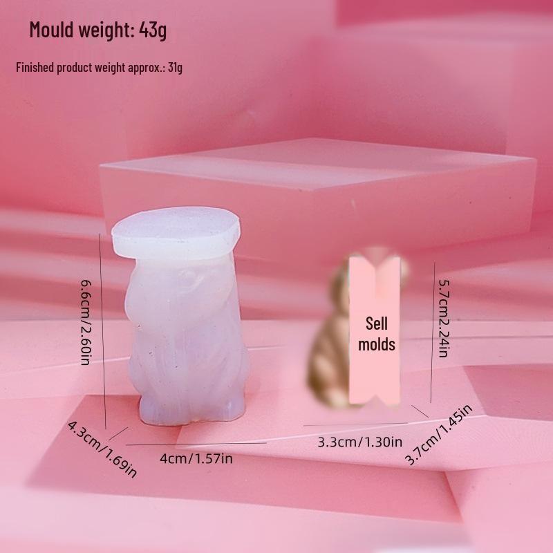 Easter Bunny Candle & Plaster Mold - DIY Couple Bunnies Home Decoration
Easter Bunny Candle & Plaster Mold - DIY Couple Bunnies Home Decoration