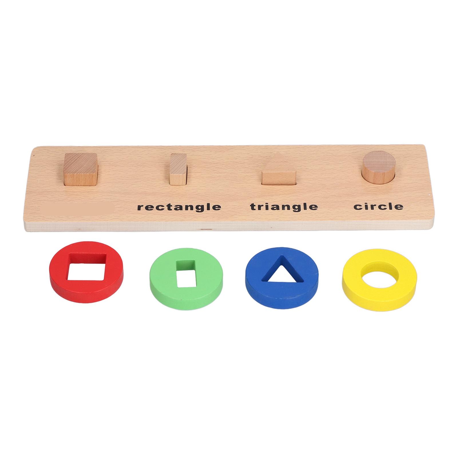 Toddler Stacking Puzzle Geometry Shape Cognition Board Basswood Early Educational Children
Toddler Stacking Puzzle Geometry Shape Cognition Board Basswood Early Educational Children