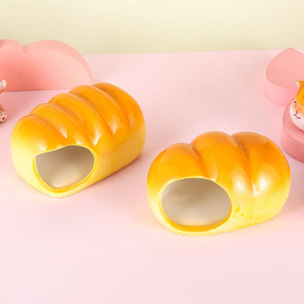 Bread Shaped Hamster Nest Cooling Hamster Bed Pet Supplies Pet Small House Golden Bear Style 4
Bread Shaped Hamster Nest Cooling Hamster Bed Pet Supplies Pet Small House Golden Bear Style 4