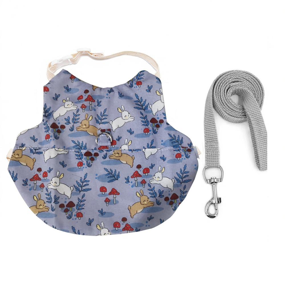 Breathable Pet Rabbit Harness Adjustable Rabbit Leash Set Practical Walking Harness Outdoor Use L синій
Breathable Pet Rabbit Harness Adjustable Rabbit Leash Set Practical Walking Harness Outdoor Use L синій