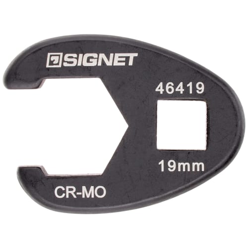 SIGNET 3/8 Drive Crowfoot Wrench, 19mm, 46419
SIGNET 3/8 Drive Crowfoot Wrench, 19mm, 46419
