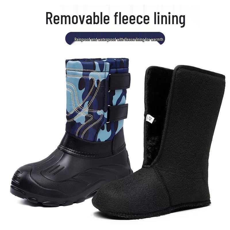 Чоловічі водонепроникні нековзні снігові чоботи, тепла бавовна, утеплені плюшевим велюром, великий розмір, довгі та зручні для холодної погоди. Size 39
Чоловічі водонепроникні нековзні снігові чоботи, тепла бавовна, утеплені плюшевим велюром, великий розмір, довгі та зручні для холодної погоди. Size 39