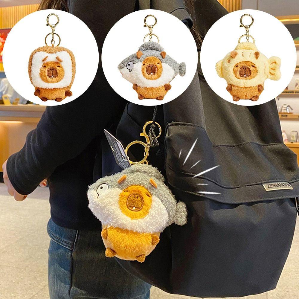 Stuffed Doll Capybara Pendant Make A Sound Couple Key Ring Funny Bag Pendant Bag Decoration A
Stuffed Doll Capybara Pendant Make A Sound Couple Key Ring Funny Bag Pendant Bag Decoration A