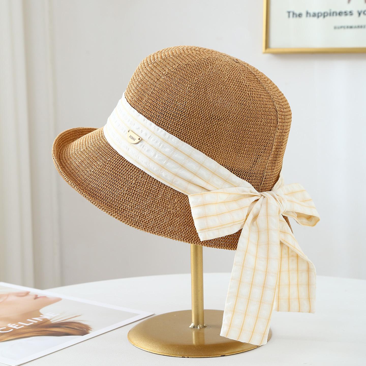 Adult Women s Fisherman Bucket Hat with Plaid Bow Windproof Spring Summer Autumn Hat for All Seasons Sunhat 56-58cm
Adult Women s Fisherman Bucket Hat with Plaid Bow Windproof Spring Summer Autumn Hat for All Seasons Sunhat 56-58cm