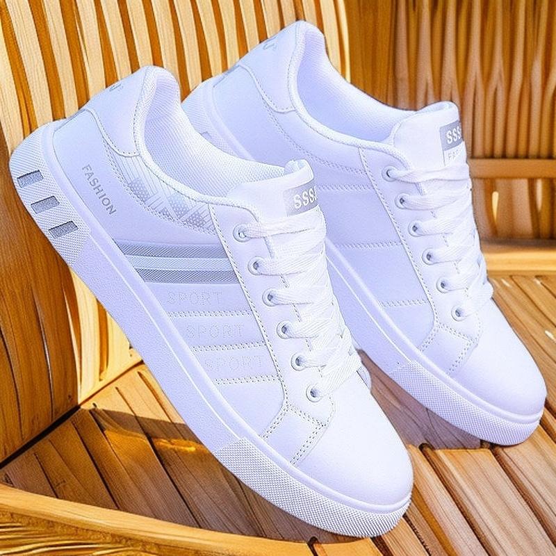 Student White Shoes Korean Version of Trendy Men s Shoes White Versatile Sports Men s Casual Trendy Shoes Flat Baseplate Shoes 41
Student White Shoes Korean Version of Trendy Men s Shoes White Versatile Sports Men s Casual Trendy Shoes Flat Baseplate Shoes 41