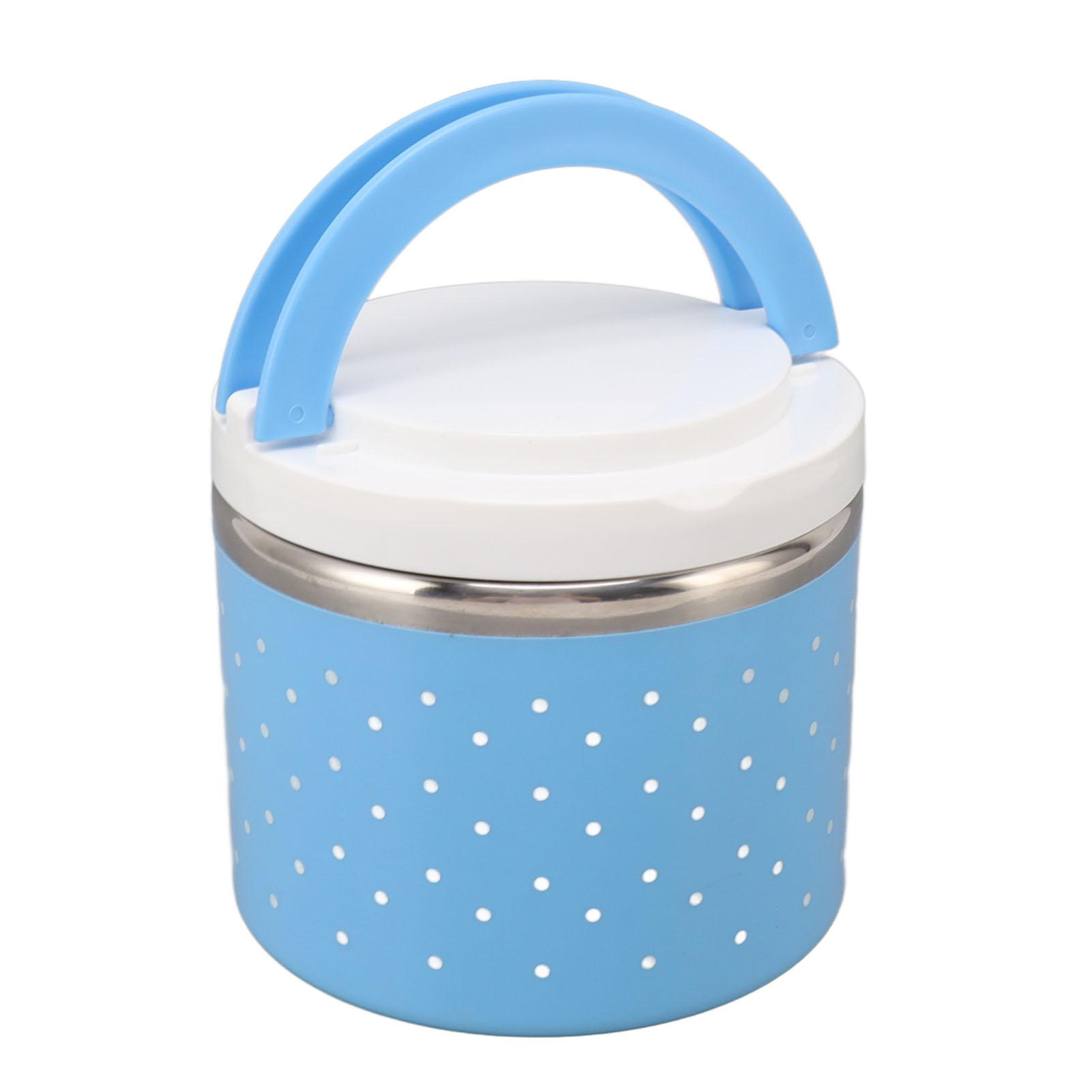 Round Insulated Lunch Box Leakage Proof Portable Large Thermal Food Container for School Office Travel Blue L синій
Round Insulated Lunch Box Leakage Proof Portable Large Thermal Food Container for School Office Travel Blue L синій