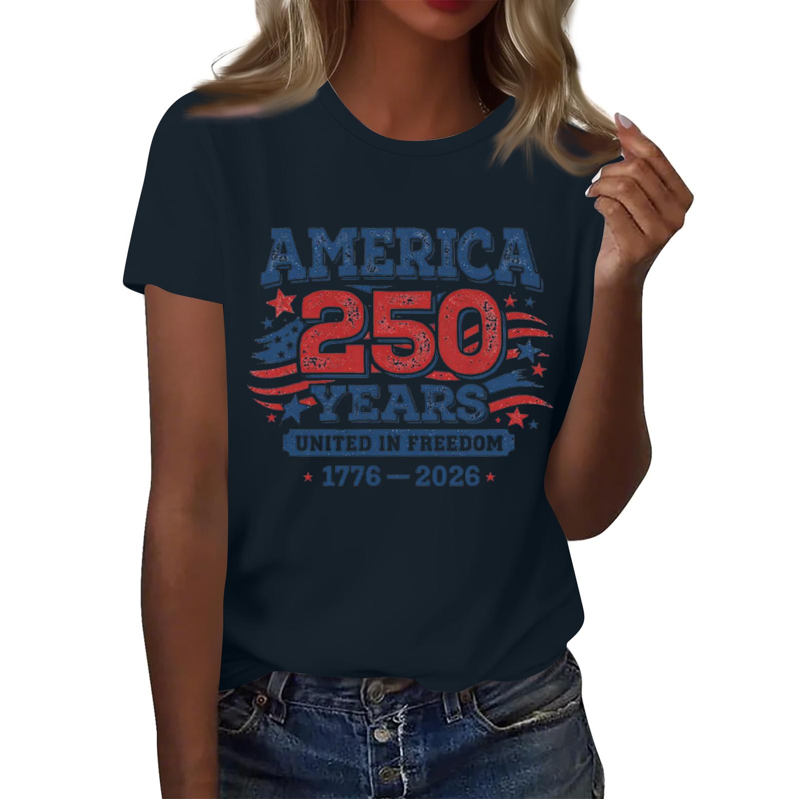 Women s Fashion Casual Short Sleeve Printed T Shirt Crew Neck Top Lightweight Comfortable Soft Fabric Stylish Design S Темно-синій
Women s Fashion Casual Short Sleeve Printed T Shirt Crew Neck Top Lightweight Comfortable Soft Fabric Stylish Design S Темно-синій