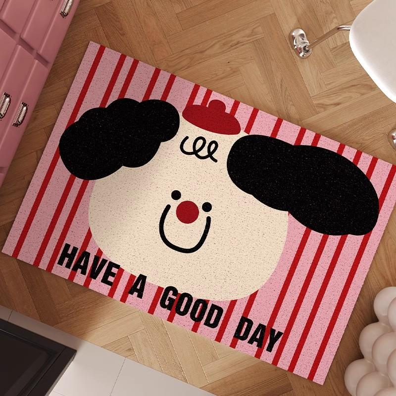 Cartoon Puppy Welcome Entrance Doormat Pink Anti-slip PVC Floor Mat Entry Porch Hallway Entryway Home Decor Dust Removal Carpet 40x60cm рожевий
Cartoon Puppy Welcome Entrance Doormat Pink Anti-slip PVC Floor Mat Entry Porch Hallway Entryway Home Decor Dust Removal Carpet 40x60cm рожевий