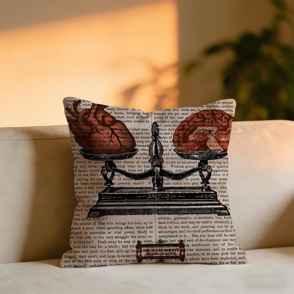 HeartSkullBrain Kraft Paper Cushion Cover Cozy Velvet Throw PillowSoft Warm Cushion For Sofa Bed 30X30cm
HeartSkullBrain Kraft Paper Cushion Cover Cozy Velvet Throw PillowSoft Warm Cushion For Sofa Bed 30X30cm