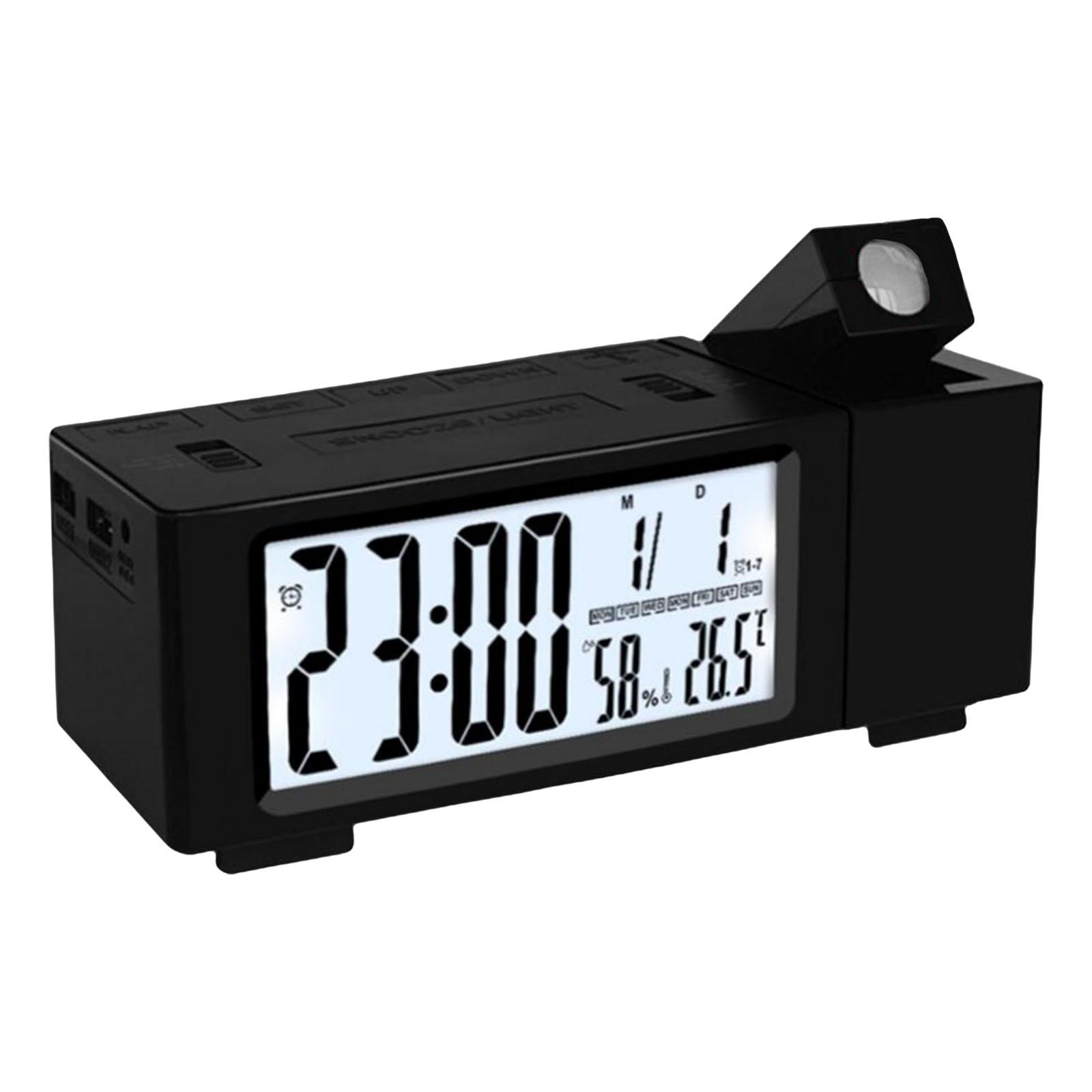 Projection Digital Alarm Clock for Bedroom LED Display Clock Projection on Ceiling Wall 180° Projector for Heavy Sleeper
Projection Digital Alarm Clock for Bedroom LED Display Clock Projection on Ceiling Wall 180° Projector for Heavy Sleeper