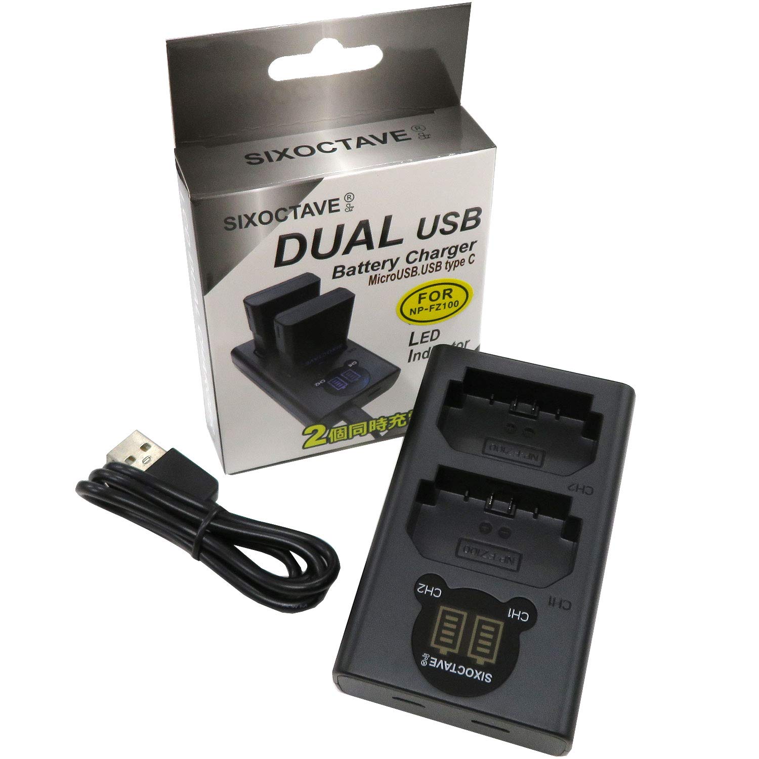 Совместимое зарядное устройство SIXOCTAVE Dual USB Rapid, зарядное устройство для камеры Sony, заряжает до 2 аккумуляторов, совместимых с оригинальными и совместимыми III IV III IV V
Совместимое зарядное устройство SIXOCTAVE Dual USB Rapid, зарядное устройство для камеры Sony, заряжает до 2 аккумуляторов, совместимых с оригинальными и совместимыми III IV III IV V