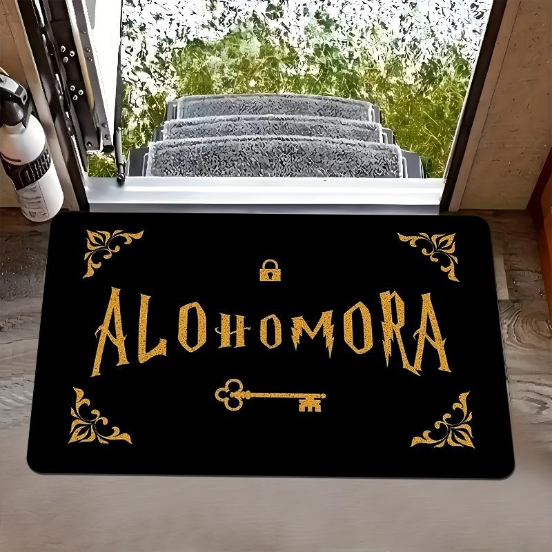 Alohomora Magic Key Welcome Mat Non-Slip Flannel Machine Washable, Versatile for Living Room, Bedroom, Bathroom Home Decor Rug 40x60cm
Alohomora Magic Key Welcome Mat Non-Slip Flannel Machine Washable, Versatile for Living Room, Bedroom, Bathroom Home Decor Rug 40x60cm