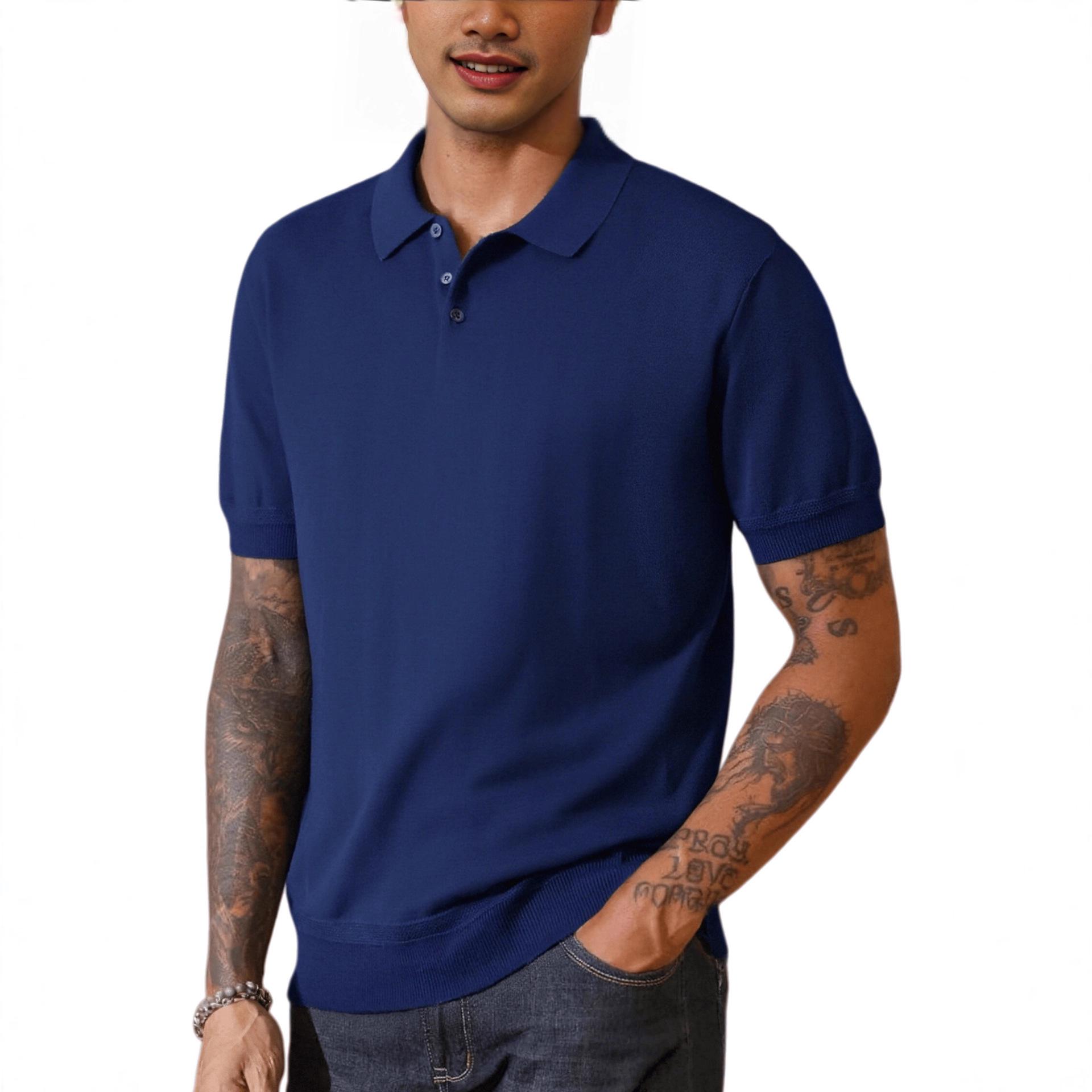 Men s Summer Slim Fit Casual Knit Polo Shirt XL темно-синього кольору
Men s Summer Slim Fit Casual Knit Polo Shirt XL темно-синього кольору