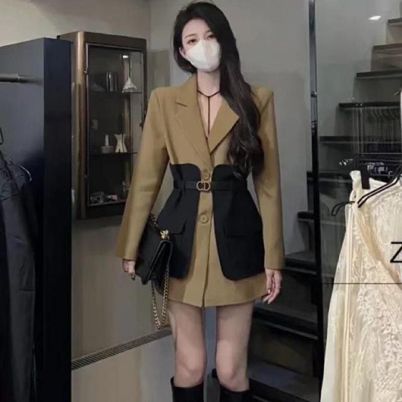 Женский пиджак осень 2023: Контрастный цвет ниши тонкий дизайн XL (125-140 jin)
Женский пиджак осень 2023: Контрастный цвет ниши тонкий дизайн XL (125-140 jin)