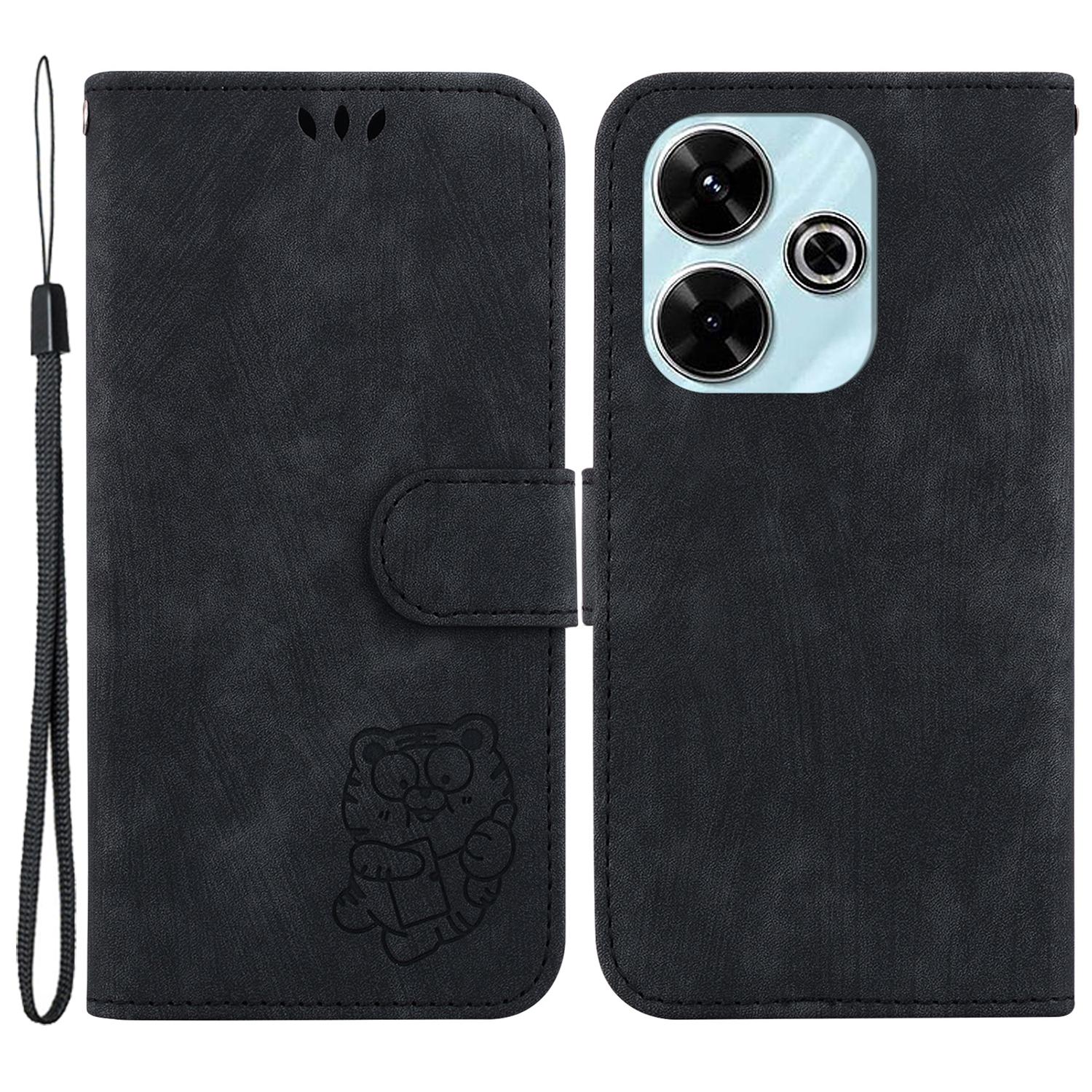 For Xiaomi Redmi 13 5G/13 4G/Poco M6 4G Case Leather Wallet Cute Tiger Imprint Phone Cover Black
For Xiaomi Redmi 13 5G/13 4G/Poco M6 4G Case Leather Wallet Cute Tiger Imprint Phone Cover Black