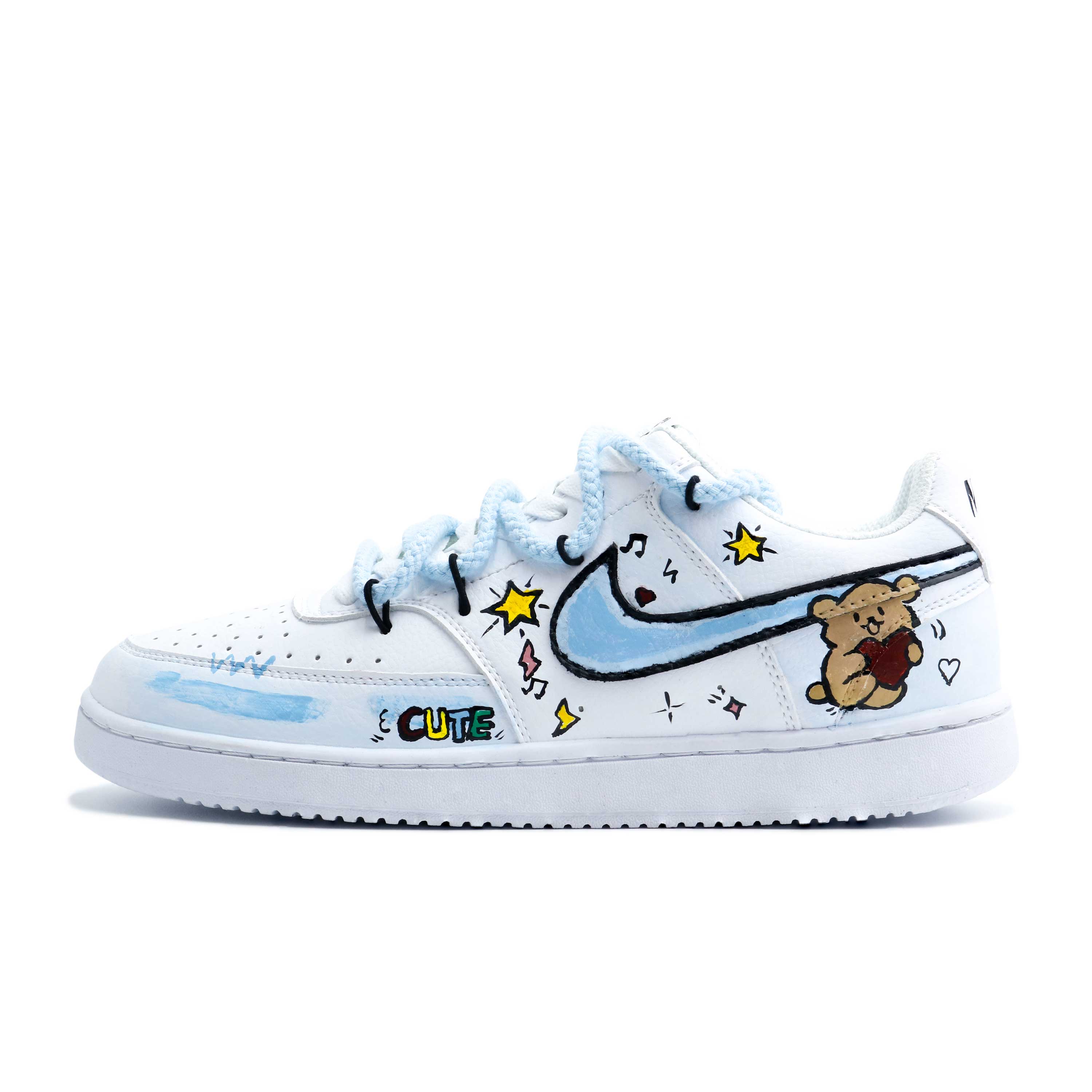 Nike Court Vision 1 Bear Adventure Abrasion Resistant Low top Skateboard Shoes Unisex Light Blue DH2987-101(team-1331) 35.5
Nike Court Vision 1 Bear Adventure Abrasion Resistant Low top Skateboard Shoes Unisex Light Blue DH2987-101(team-1331) 35.5