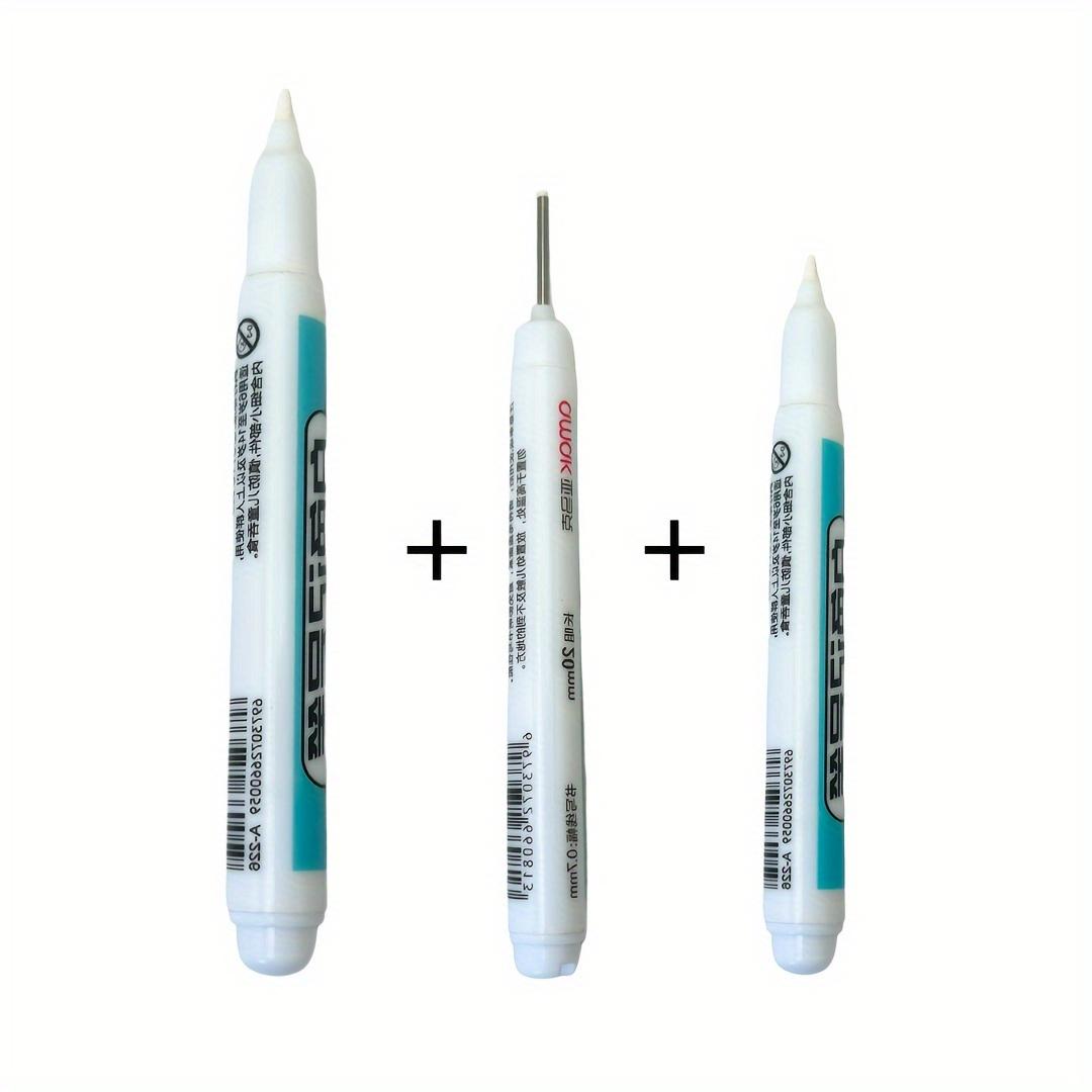 White Permanent Marker Set - Fast Drying, & Non-Toxic for Glass, Faux Leather, Wood & Metal - Ideal for DIY Crafts, Halloween
White Permanent Marker Set - Fast Drying, & Non-Toxic for Glass, Faux Leather, Wood & Metal - Ideal for DIY Crafts, Halloween