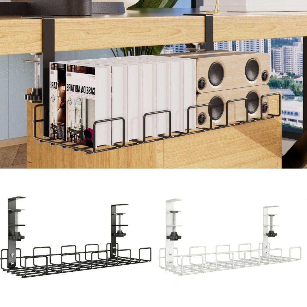Adjustable Under Table Storage Rack No Punching Cable Management Tray Home Storage Accessories Black-S
Adjustable Under Table Storage Rack No Punching Cable Management Tray Home Storage Accessories Black-S