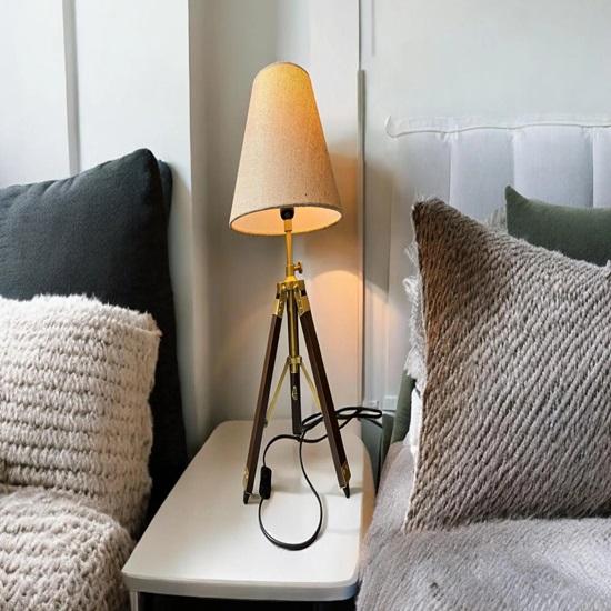 Tripod with Jute Lampshade 58.42cm Table Lamp for Bedroom, Office Unique Gift for Christmas
Tripod with Jute Lampshade 58.42cm Table Lamp for Bedroom, Office Unique Gift for Christmas
