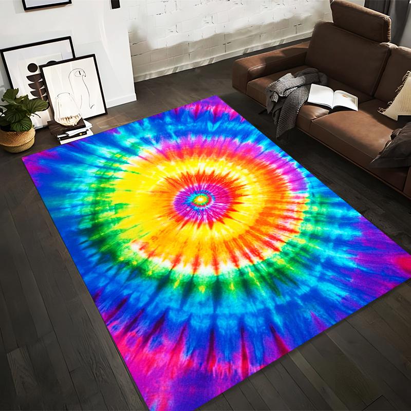 Colorful Tie-Dye Spiral Pattern Carpet, Vibrant Rainbow Home Decor Suitable for use as an anti-slip for living room bedroom sofas 40x60cm( 15x23in )
Colorful Tie-Dye Spiral Pattern Carpet, Vibrant Rainbow Home Decor Suitable for use as an anti-slip for living room bedroom sofas 40x60cm( 15x23in )