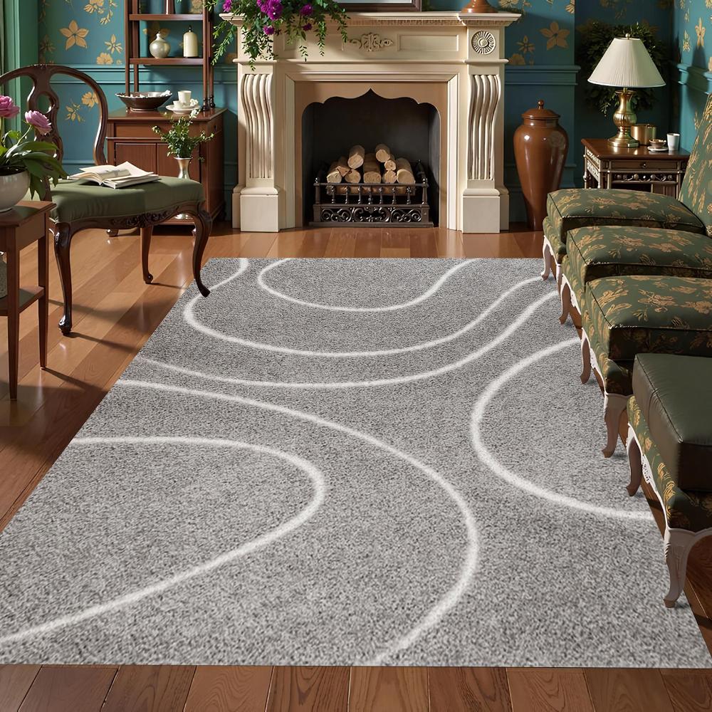Abstract Curve Pattern Area Rug Modern Art Minimalist Geometry Home Decor Carpet Soft Non-slip Mat for Living Room Bedroom 40x60cm
Abstract Curve Pattern Area Rug Modern Art Minimalist Geometry Home Decor Carpet Soft Non-slip Mat for Living Room Bedroom 40x60cm