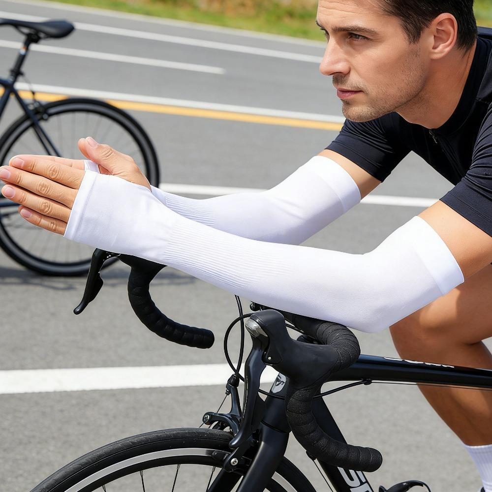 Ice Cool Fingerless Arm Sleeves Sun Protection for Fishing Cycling Outdoor Sports білий
Ice Cool Fingerless Arm Sleeves Sun Protection for Fishing Cycling Outdoor Sports білий