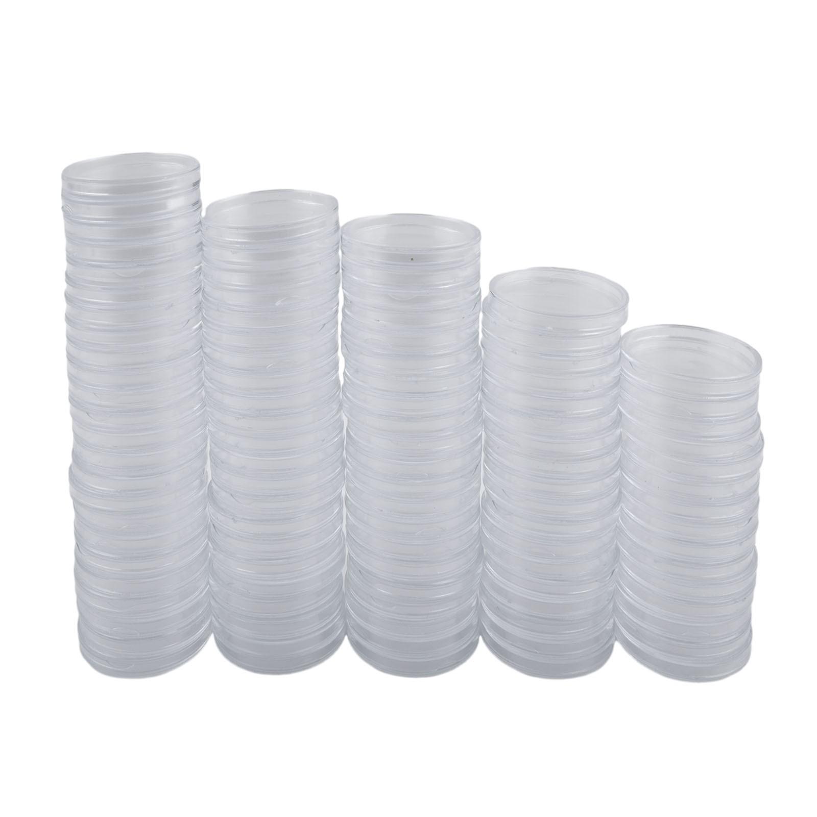 Round Coin capsules Plastic Holder Container Storage Transparent Collection
Round Coin capsules Plastic Holder Container Storage Transparent Collection