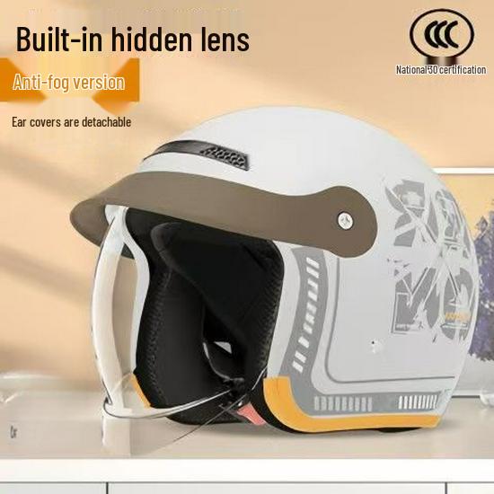 3C Certified Electric Bike Helmet for Men & Women, Half Helmet for Scooters, Winter & All-Season Protection One Size
3C Certified Electric Bike Helmet for Men & Women, Half Helmet for Scooters, Winter & All-Season Protection One Size