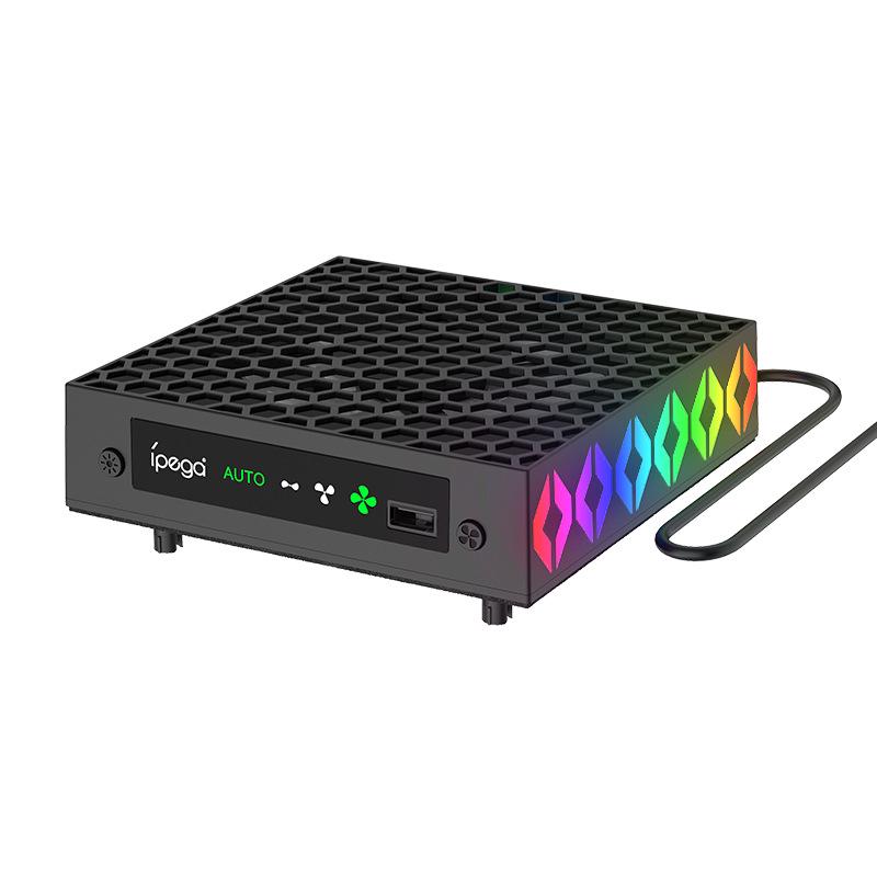 RGB Охлаждающий вентилятор и подставка для наушников для Xbox Series X
RGB Охлаждающий вентилятор и подставка для наушников для Xbox Series X