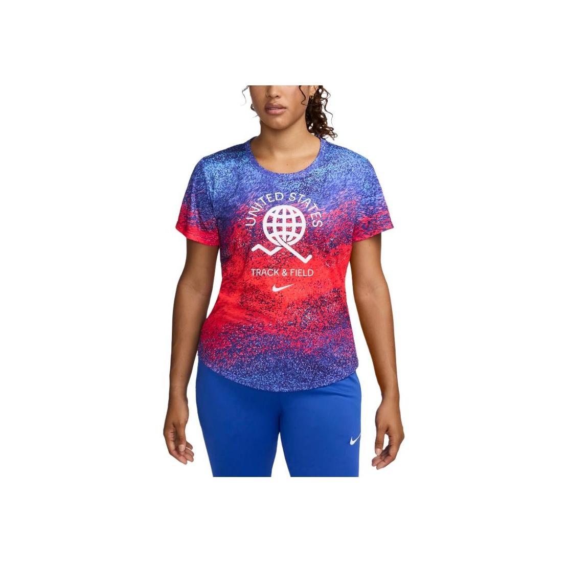 Nike Dri-FIT Running Short-Sleeve Top Pattern Print Crew Neck Pullover T-Shirt Women tops Multicolor FJ3432-635 M
Nike Dri-FIT Running Short-Sleeve Top Pattern Print Crew Neck Pullover T-Shirt Women tops Multicolor FJ3432-635 M
