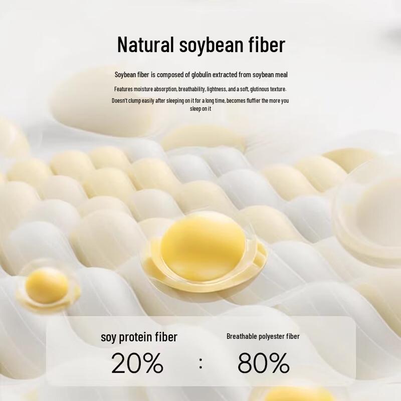 Brushed Soybean Fiber 2-in-1 Detachable Duvet
Brushed Soybean Fiber 2-in-1 Detachable Duvet