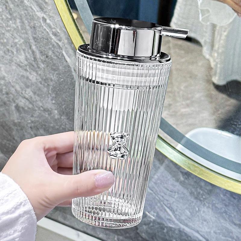 Полосатый прозрачный стеклянный флакон для эмульсии Bubbler Shampoo Shower Gel Facial Cleaner Bubbler Press Bathroom Packaging Bottle 360ML
Полосатый прозрачный стеклянный флакон для эмульсии Bubbler Shampoo Shower Gel Facial Cleaner Bubbler Press Bathroom Packaging Bottle 360ML