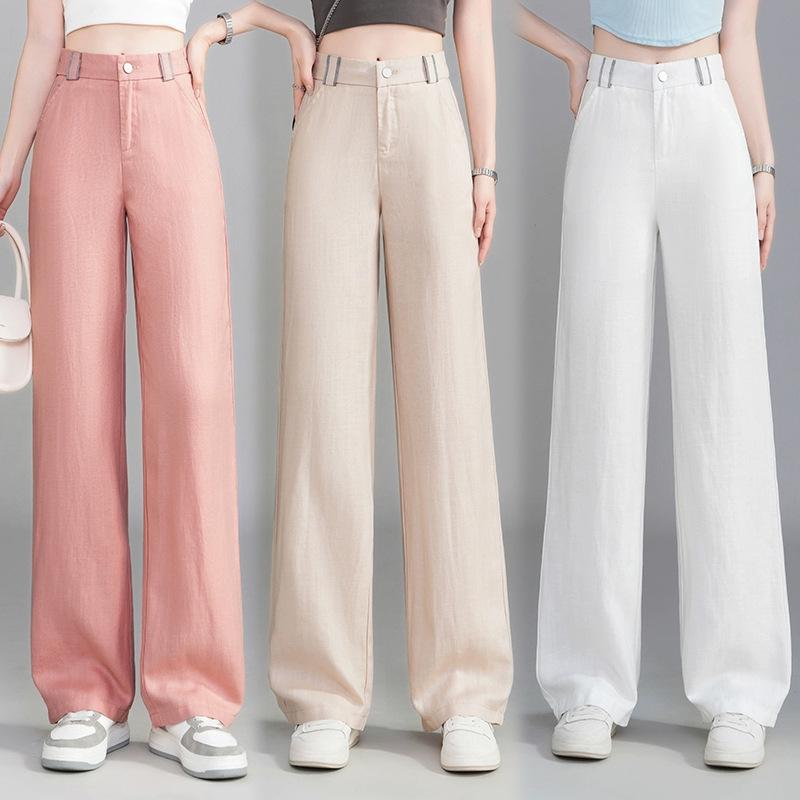 Women s Summer 2025 High-Waist Wide-Leg Linen Pants - Lightweight, Floor-Length, Slim Fit L (110-115 lbs)
Women s Summer 2025 High-Waist Wide-Leg Linen Pants - Lightweight, Floor-Length, Slim Fit L (110-115 lbs)