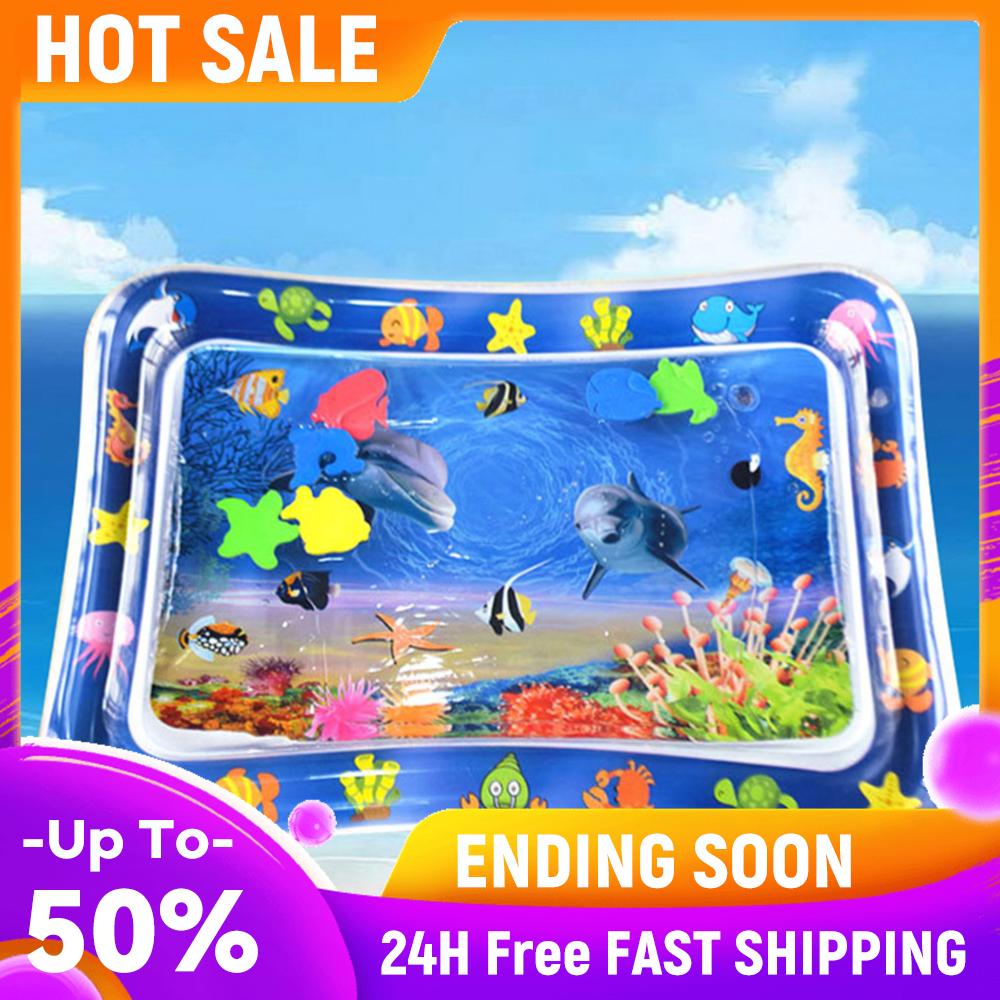 65x48cm Inflatable Water Mat Fun Activity Play Center Leakproof Water Mat Tummy Time Water Play Mat for Baby From 3 6 9 Months China Mainland
65x48cm Inflatable Water Mat Fun Activity Play Center Leakproof Water Mat Tummy Time Water Play Mat for Baby From 3 6 9 Months China Mainland