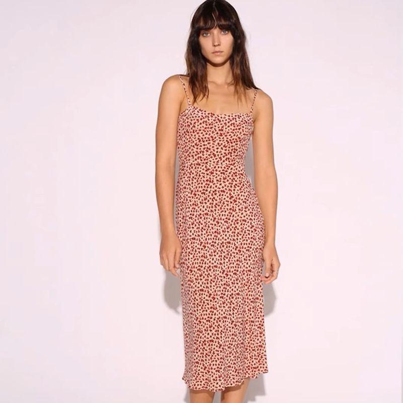 Fresh Emily Same Style Printing Mid-Length Dress Red Star Print Strap Dress L
Fresh Emily Same Style Printing Mid-Length Dress Red Star Print Strap Dress L