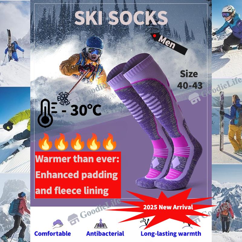 Winter Knee High Ski Socks for Men Women Thick Warm Hiking Snow Socks Over Knee Breathable Moisture Wicking L
Winter Knee High Ski Socks for Men Women Thick Warm Hiking Snow Socks Over Knee Breathable Moisture Wicking L