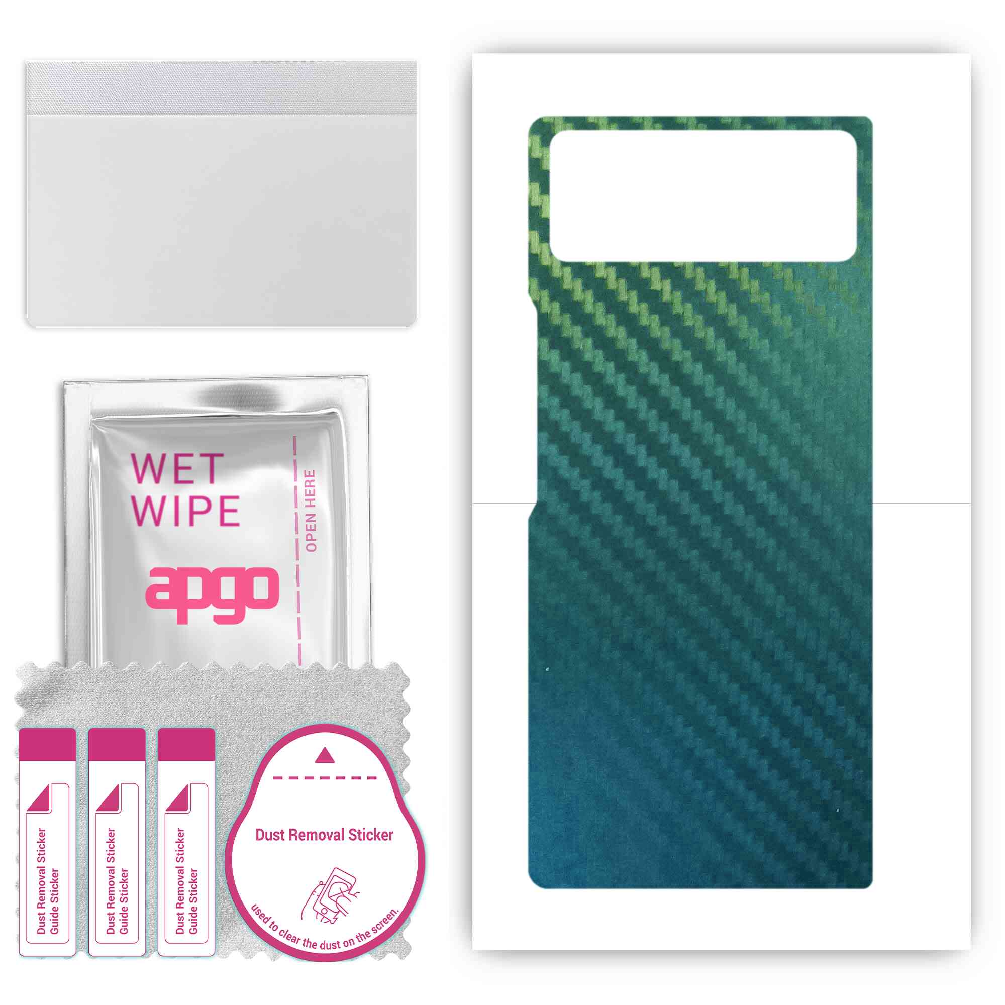 Apgo Protective Skin Sticker for the back compatible with Xiaomi Mix Fold 2, Wrap Film, Foil, Vinyl - Pattern Carbon Chameleon CAKA1
Apgo Protective Skin Sticker for the back compatible with Xiaomi Mix Fold 2, Wrap Film, Foil, Vinyl - Pattern Carbon Chameleon CAKA1