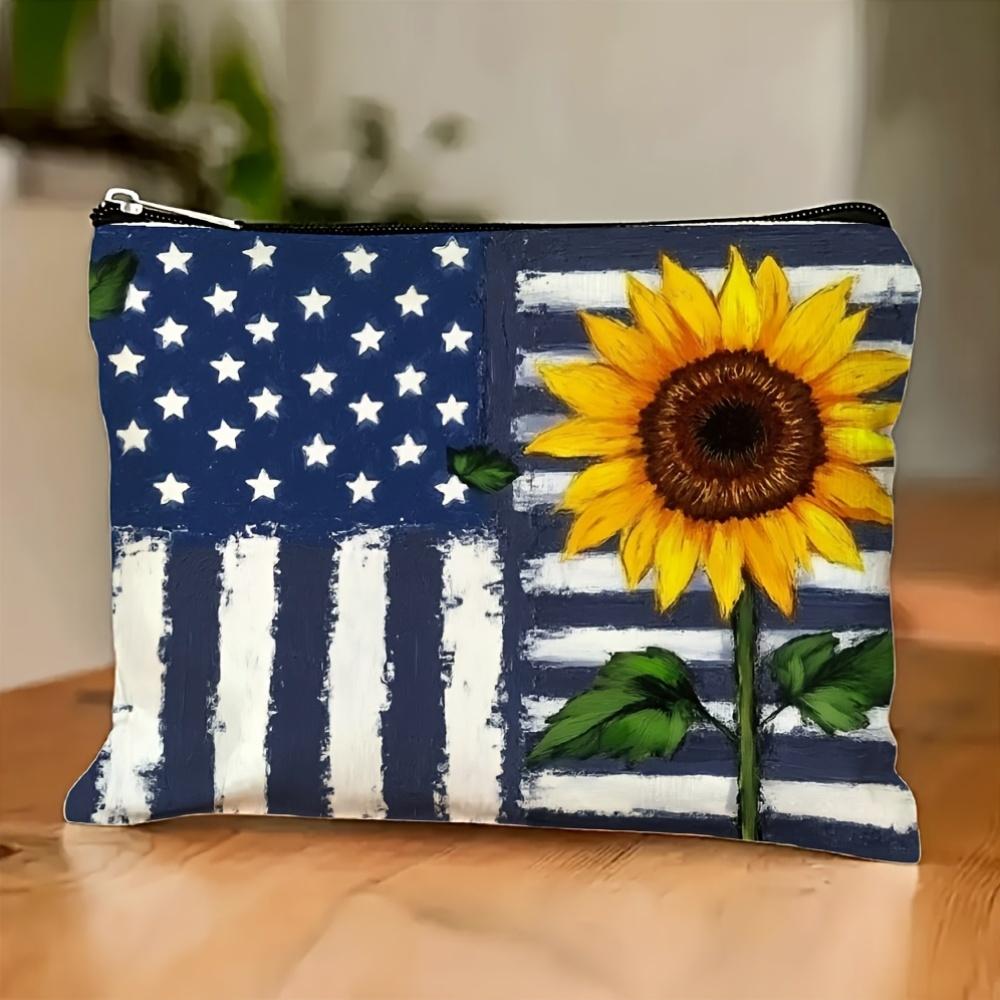 A American Flag Printed Makeup Bag- Multifunctional Zipper Pouch, Jewelry Storage Bag, Perfect Travel Zipper Small Storage Bag.
A American Flag Printed Makeup Bag- Multifunctional Zipper Pouch, Jewelry Storage Bag, Perfect Travel Zipper Small Storage Bag.