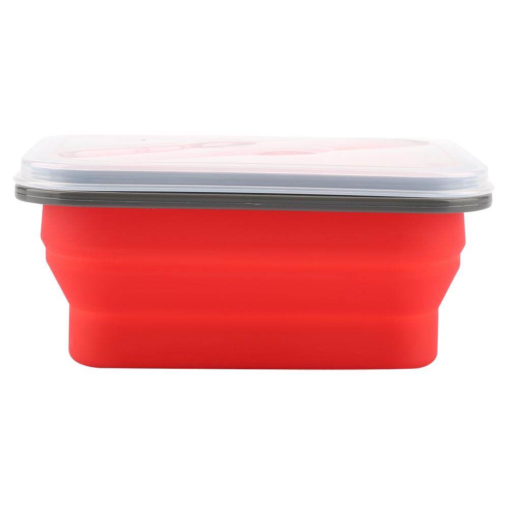 600ml Silicone Collapsible Portable Lunch Box Bowl Folding Food Storage Container Red
600ml Silicone Collapsible Portable Lunch Box Bowl Folding Food Storage Container Red