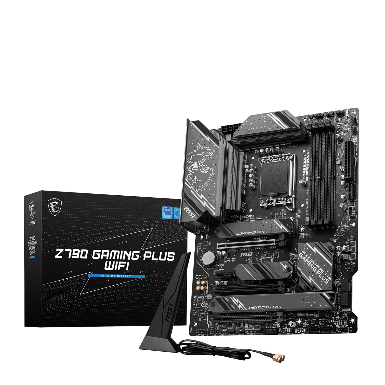 MSI Z790 GAMING PLUS WIFI Процесор intel покоління Core сумісний LGA1700 DDR5 ATX материнська плата MB6471 14-й/13-й/12-й чорний
MSI Z790 GAMING PLUS WIFI Процесор intel покоління Core сумісний LGA1700 DDR5 ATX материнська плата MB6471 14-й/13-й/12-й чорний